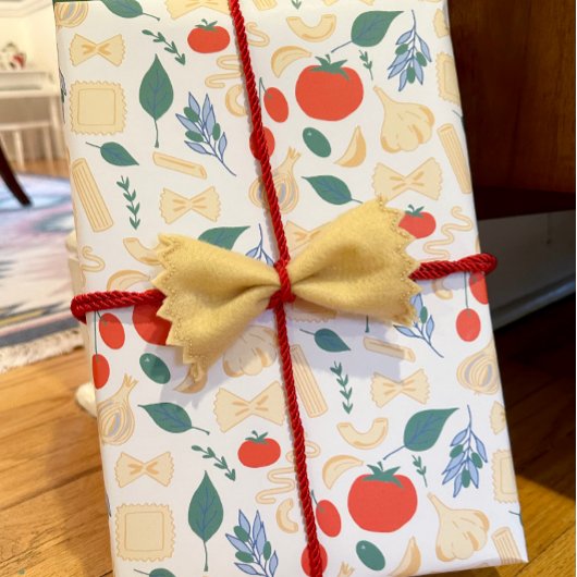 Dat's Amore Klassieke Italiaanse pastavormen & sau Inpakpapier Vel