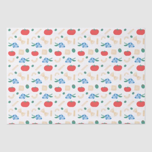 Dat's Amore Pasta Feest Bruiloft  Tissuepapier (Voorkant)