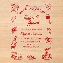 Dat's Amore Rode Italiaans Eet Bridal Shower