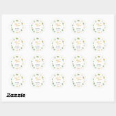 Dat's Amore Rustieke Italiaanse Bruidsdouche Ronde Sticker (Vel)