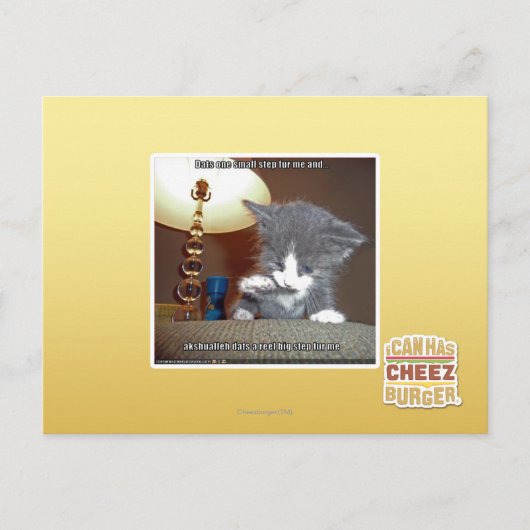 Dats één klein stapbont me briefkaart (Voorkant)