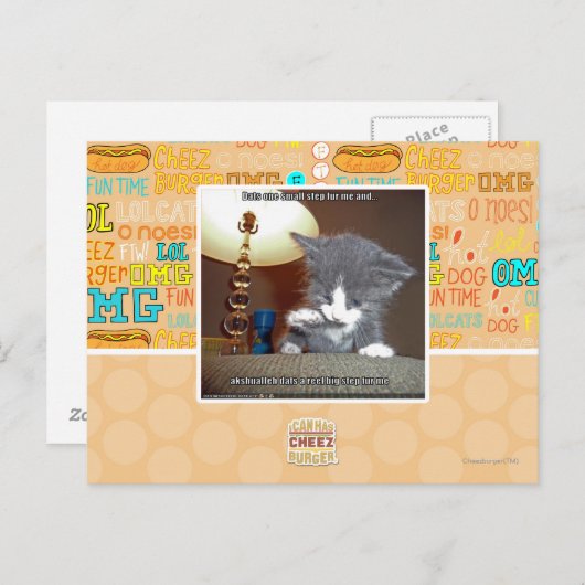 Dats een kleine stap voor mij briefkaart (Voorkant / Achterkant)