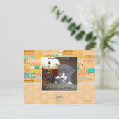 Dats een kleine stap voor mij briefkaart (Staand voorkant)