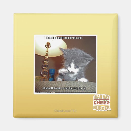 Dats een kleine stap voor mij magneet (Voorkant)