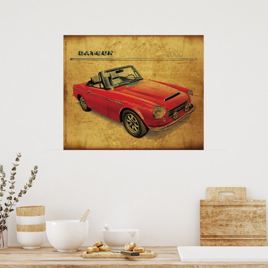 Datsun 2000 Fairlady Poster (Keuken)