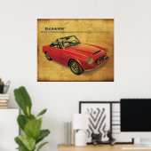 Datsun 2000 Fairlady Poster (Thuiskantoor)