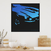 Datsun 240Z-gegevens - blauw poster (Keuken)