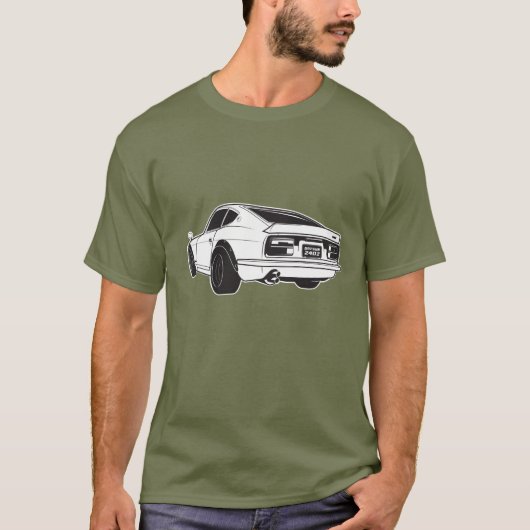 Datsun 240z JDM-stijlshirt T-shirt (Voorkant)