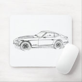 Datsun 240Z Muismat (Met muis)
