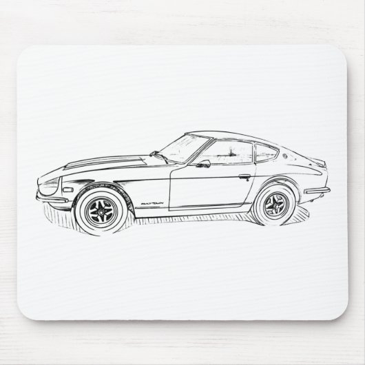 Datsun 240Z Muismat (Voorkant)