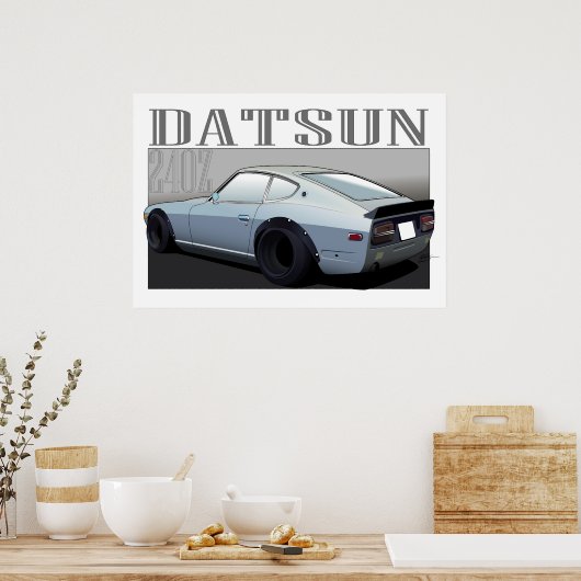 Datsun 240z-poster poster (Keuken)