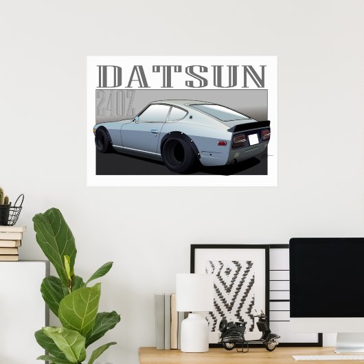 Datsun 240z-poster poster (Thuiskantoor)