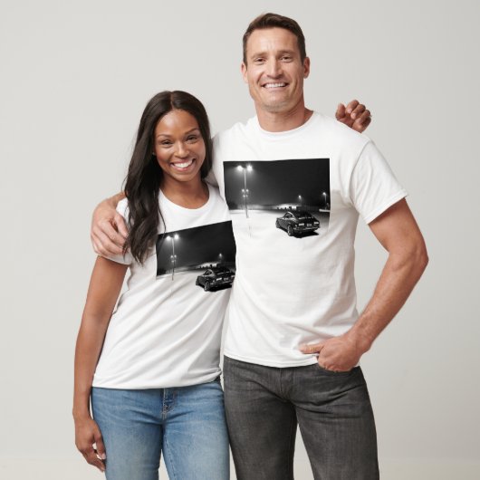 Datsun 240z 's nachts t-shirt (Unisex)