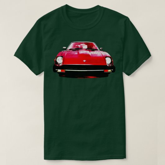 Datsun 280ZX klassiek vet rood T-shirt (Design voorkant)