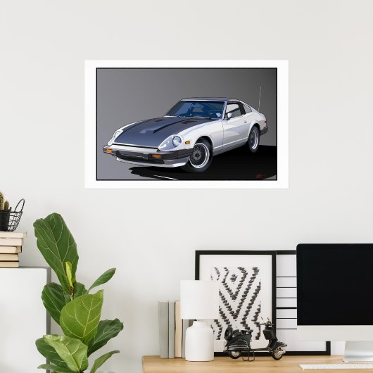 Datsun 280zx poster (Thuiskantoor)