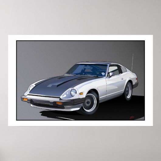 Datsun 280zx poster (Voorkant)