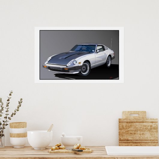 Datsun 280zx poster (Keuken)