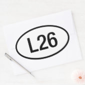 Datsun Nissan L26 Engine Sticker 260Z (Envelop)