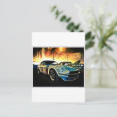 Datsun Z Race-auto Briefkaart (Staand voorkant)