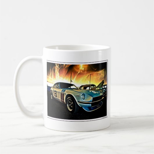 Datsun Z Race-auto Koffiemok (Links)