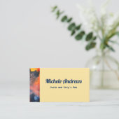 Datum afspelen Mam Kaart Kaart Kleurtekst Visitekaartje (Staand voorkant)