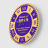 Datum afstuderen Aftellen Paarse en goudvariëteit Grote Klok (Hoek)