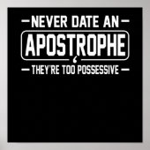 Datum Apostrophe English Language Teacher Student Poster (Voorkant)