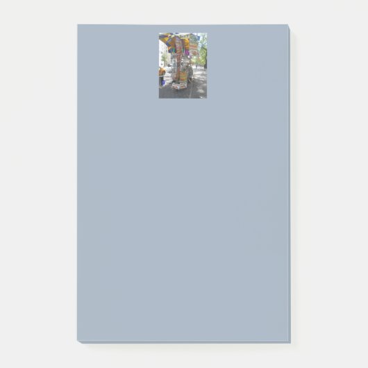 Datum Betere Aantekeningen met Bezoek Gold Sparkle Post-it® Notes (Voorkant)