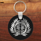 Datum Clan Kamon Silver Chrome Sleutelhanger (Voorkant)