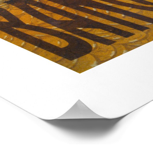 Datum Denaro per la Vittoria (wit) Poster (Hoek)