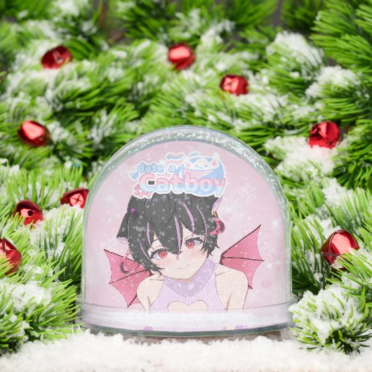 Datum Een Catboy Officiële Sneeuwbol (Kerstmis)