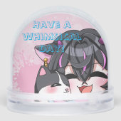 Datum Een Catboy Officiële Sneeuwbol (Achterkant)