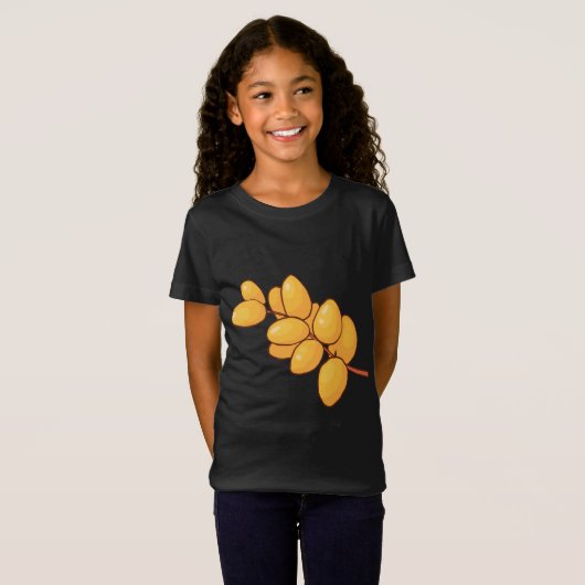 Datum: Fruit Food Vegan Vegetarian T-shirt (Voorkant volledig)