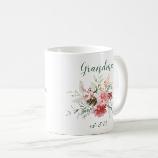 Datum grootmoeder - Eerste grootmoeder Koffiemok (Voorkant rechts)