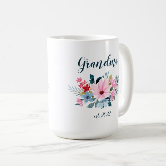 Datum grootmoeder - Eerste grootmoeder Koffiemok (Voorkant rechts)