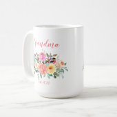 Datum  grootmoeder - Eerste grootmoeder Koffiemok (Voorkant links)