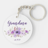 Datum grootmoeder - Eerste grootmoeder Sleutelhanger (Achterkant)