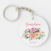 Datum  grootmoeder - Eerste grootmoeder Sleutelhanger (Voorkant)