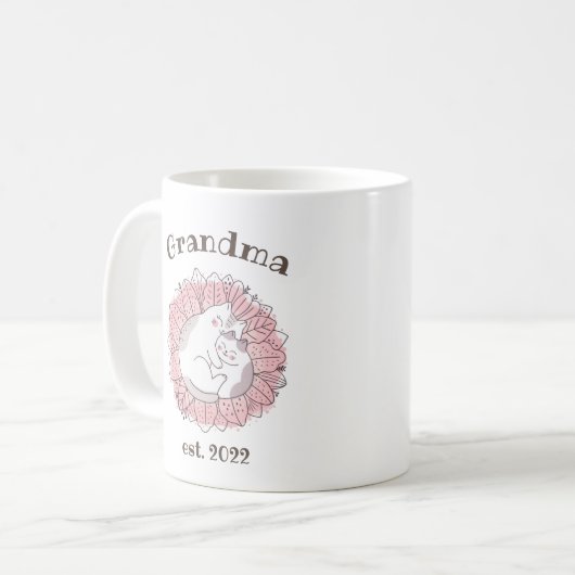 Datum  grootmoeder - Eerste keer grootmoeder Cof Koffiemok (Voorkant links)