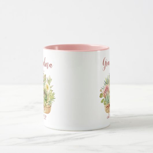 Datum  grootmoeder - Eerste keer grootmoeder Cof Mok (Midden)