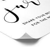 Datum huwelijksakte poster (Hoek)