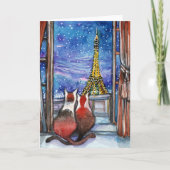 Datum in de nacht kaart (Voorkant)