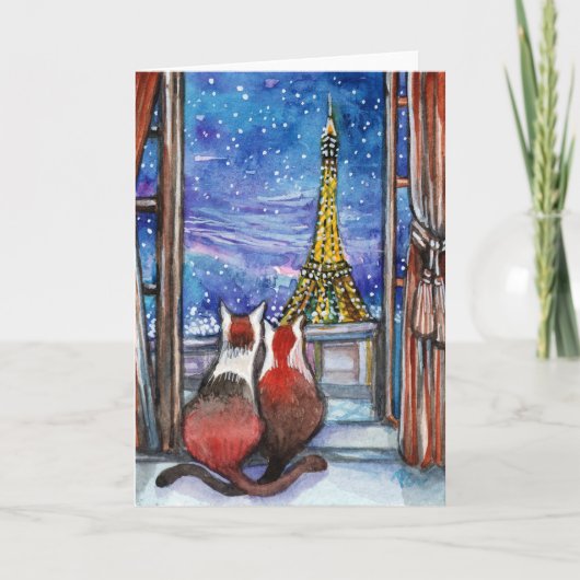 Datum in de nacht kaart (Voorkant)