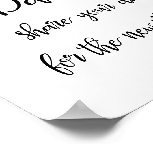 Datum jar ideeën lesbische bruiloft poster (Hoek)