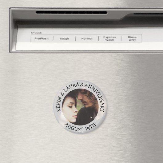 Datum Jubileum Aangepaste herinnering Magnet (Insitu (Vaatwasser))