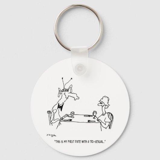 Datum met een driedimensionaal sleutelhanger (Voorkant)