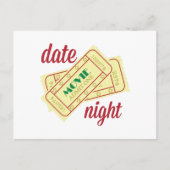 Datum nacht briefkaart (Voorkant)