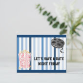 Datum nacht briefkaart (Staand voorkant)