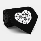 Datum Nacht ~ Hart van Glas Stropdas (Opgerold)