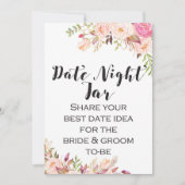 Datum nacht idee Sign 5x7" Grootte Kaart (Voorkant)